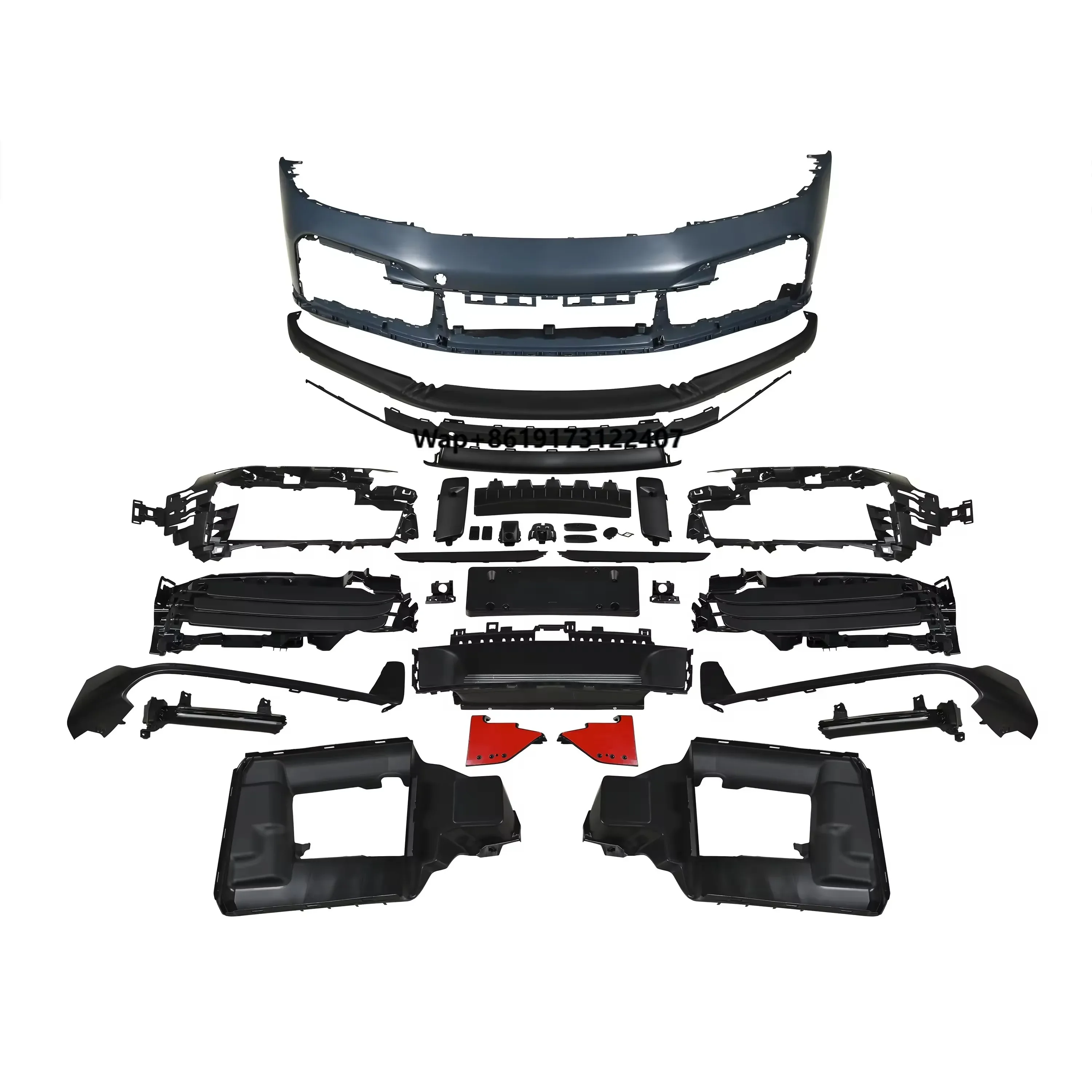 Plastic Front Bumper for 2019-2023 992.1 Upgrade Bodykit Turbo SD Style New Rear Lip Facelift Auto Parts