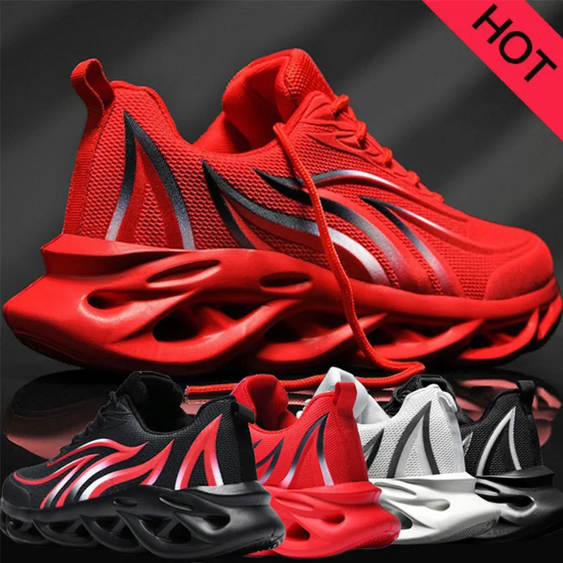 

Men's Sneakers Breathable Mesh Shoes Non-slip Shoes Comfortable Casual Shoes Outdoor Sports Running Shoes Zapatillas Hombre