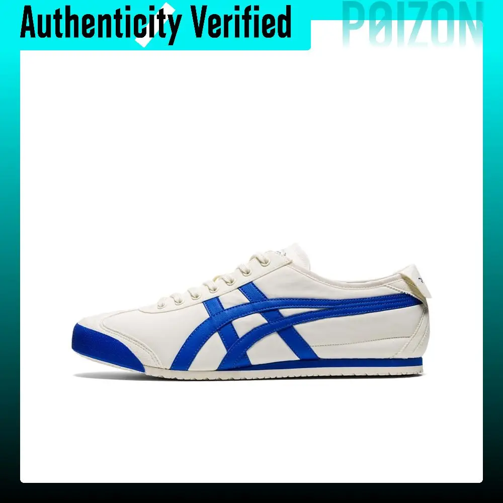 Onitsuka Tiger Mexico 66 Skate Shoes Unisex Low-top Ecru/Blue 1183B497-100