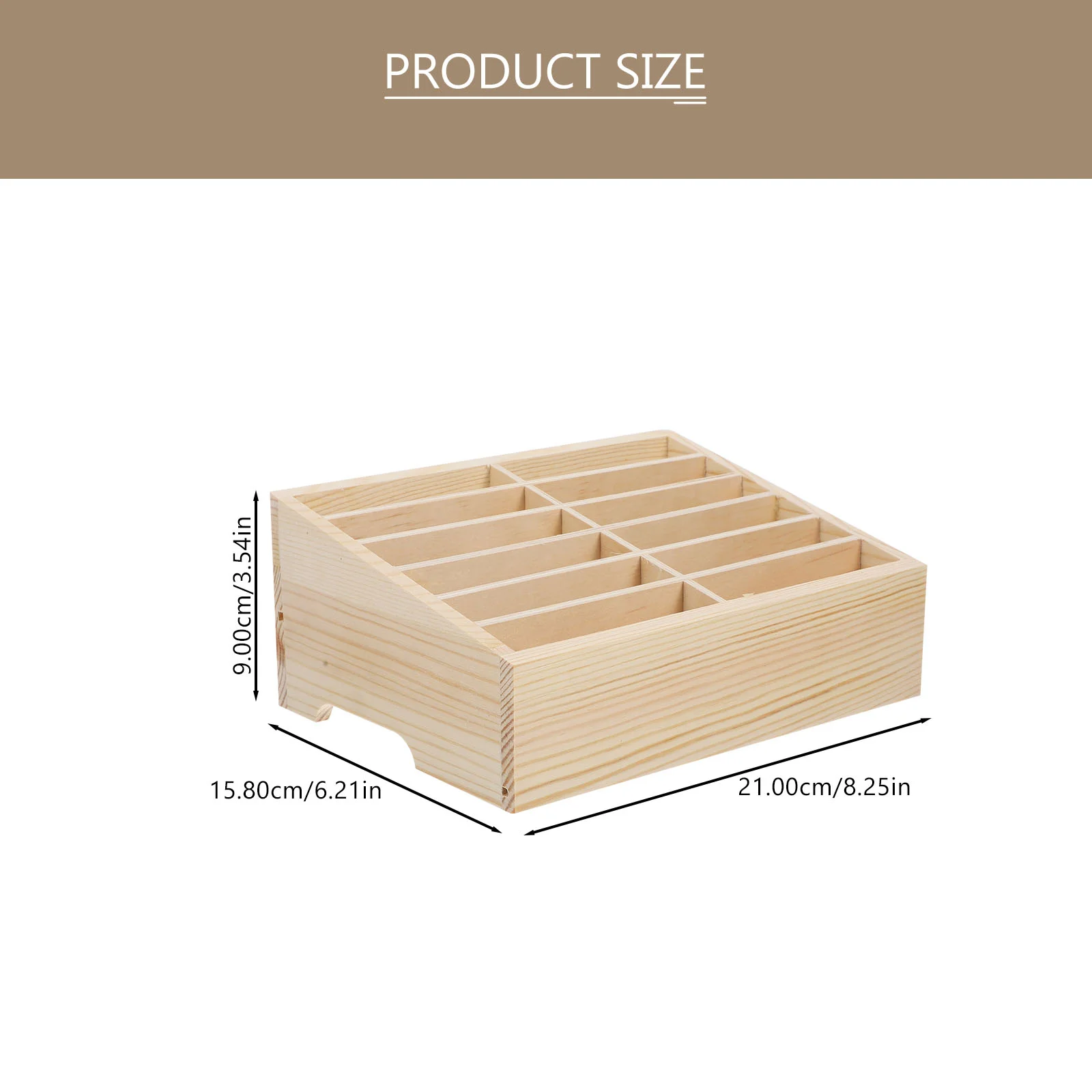 

Mobile Phone Management Storage Box The Black Cell Holder Table for Classroom Wooden Office