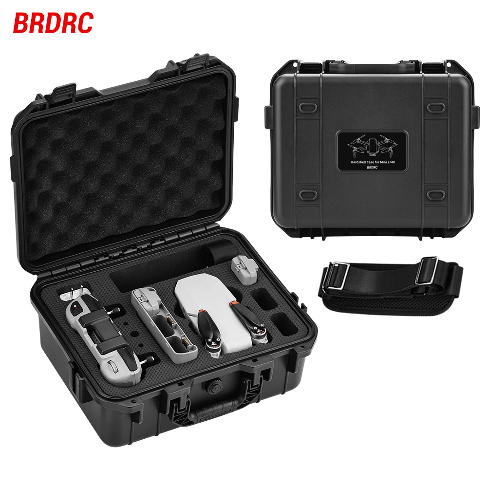 

BRDRC IP67 Waterproof Box for DJI Mini 4K/Mini 2 Drone Explosion-Proof Box Carrying Case Hard Shell Large Capacity Handbag