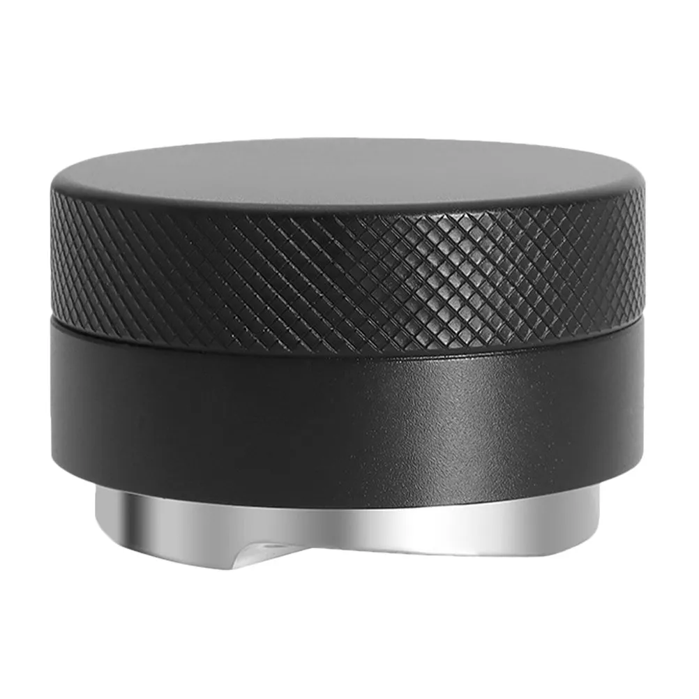 Professional Espresso Distributor Leveler Stainless Steel Base Nonslip Grip Low Profile Design for Home Cafe