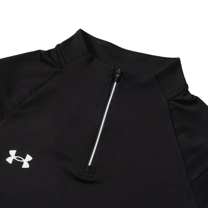 Under Armour Mens Half Zip Long Sleeve T Shirt Autumn Breathable Running Training Gym Sportswear Casual Activewear Top