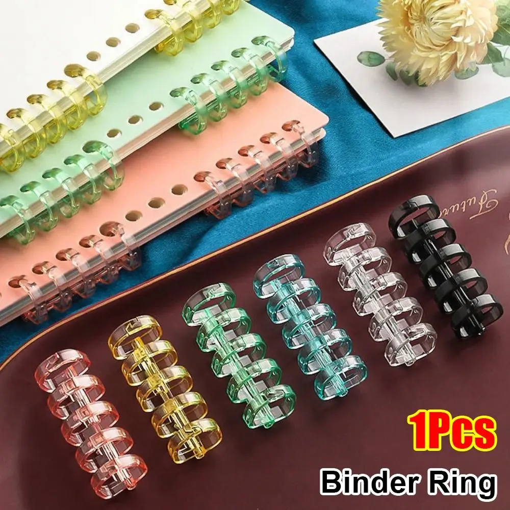 1 Stücke Bindungssteine Snap Split Binder Ringe Lernkarten A4 A5 A6 Notebook Lose Blatt Kunststoff 5 Ringbindekämme