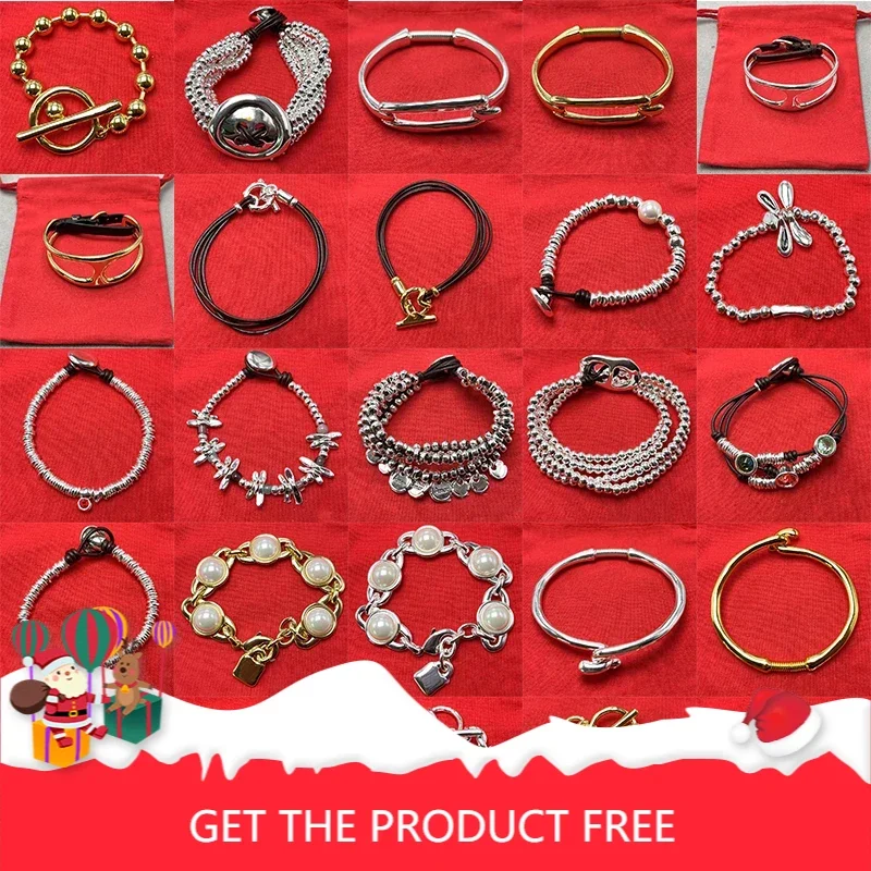 2024 gift of New Hot Spanish jewelry lightweight luxury jewelry bracelet ladies party exquisite accessories high-quality gifts