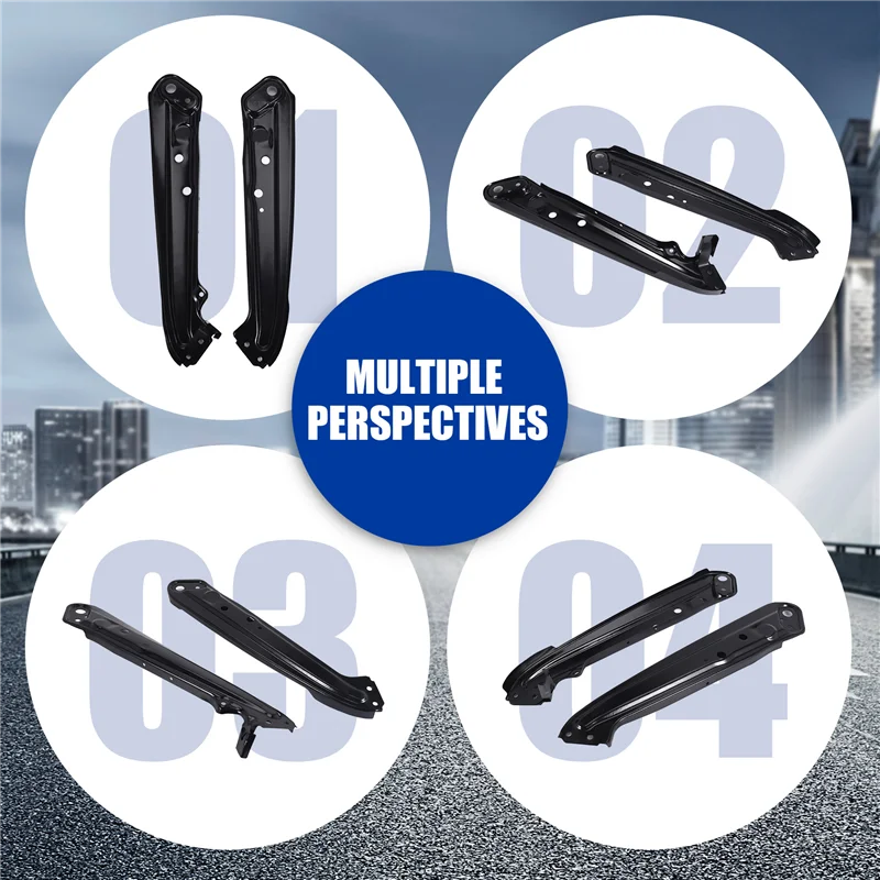 A80X-Car Front Headlight Bracket Radiator Support Panel Brace 17A806929 17A805932A For VW Jetta 2019-2024