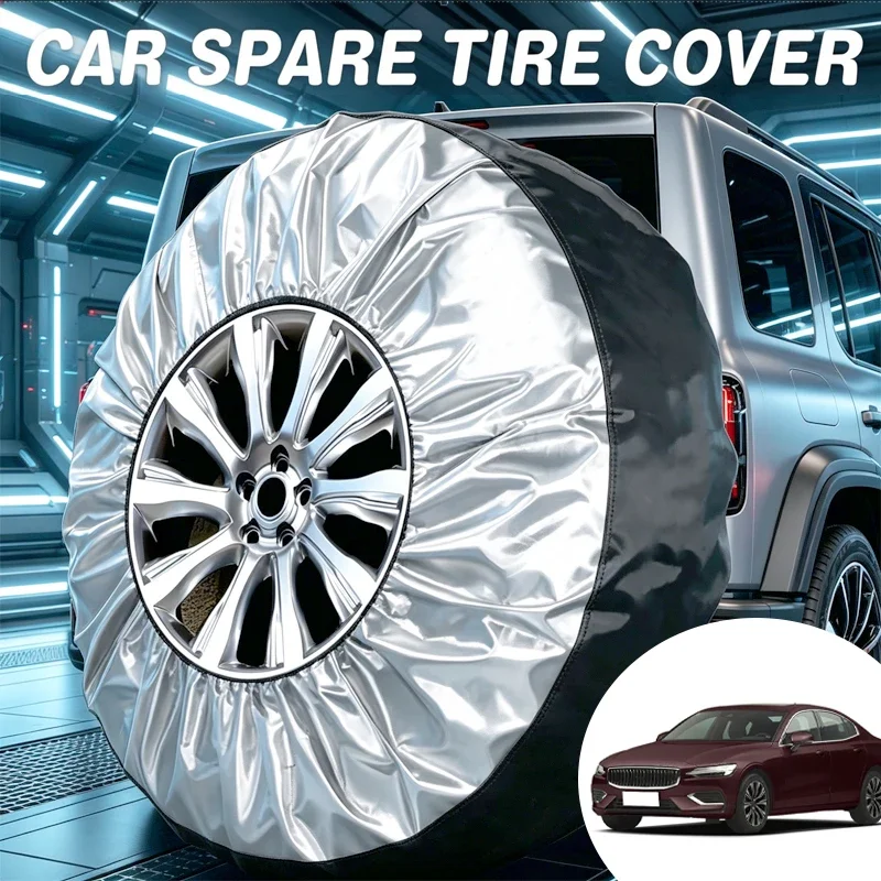 

For Volvo S40 S60 S90 V40 V60 V90 XC40 XC60 XC90 C30 C70 240 850 4PCS Car Tire Cover Spare Wheel Dustproof Protector