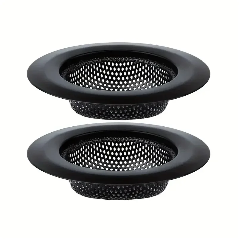 

2Pcs Kitchen Sink Filter Stainless Steel Mesh Sink Strainer Filter Bathroom Sink Strainer Drain Hole Filter Trap Waste Screen
