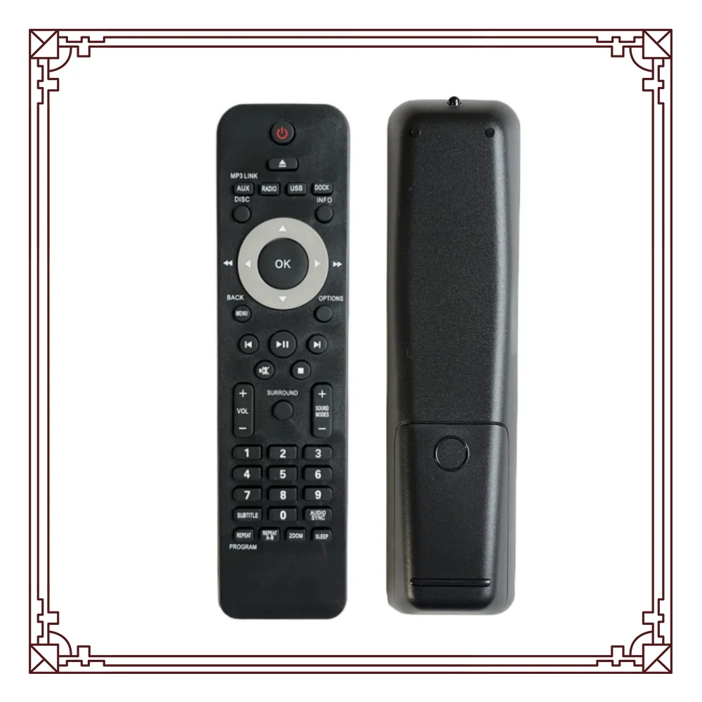 New remote control fit for Philips Home Theater System HTS3539/12 HTS3569/98 HTS2500 HTS3201/12 HTS3377 HTS3020/05 HTS3376/12