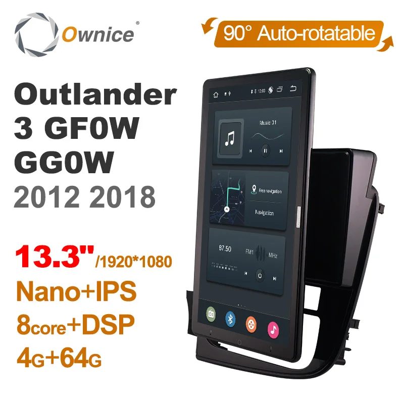 TS10 Android 14.0 Ownice Car Radio Auto with 13.3
