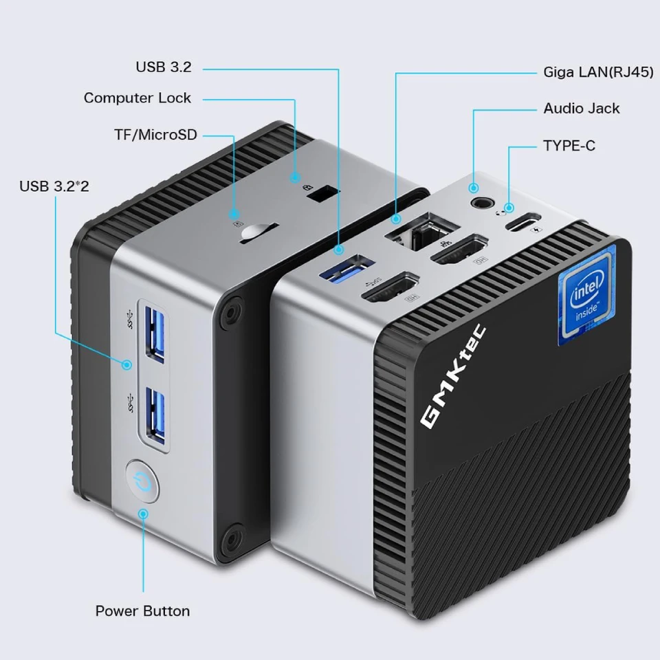 ミニPC GMKtec NucBox5 N5105 256GB 8GB WIN11 Pro Sd7b9cf5675a84681b9b35c947d743