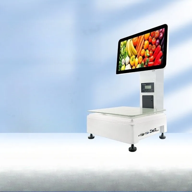 supermarkets, convenience stores, Android weighing and cashier integrated scale, touch LCD, single/dual screen cash register