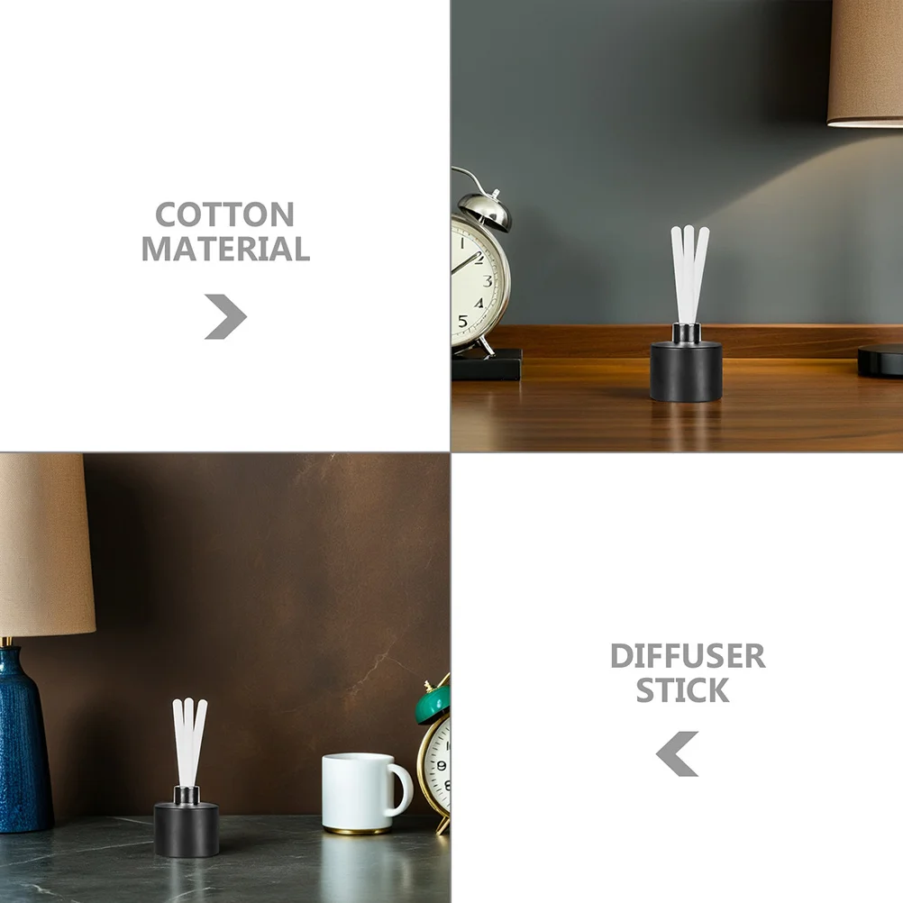 Sliver Home Fragrance Volatile Reed Diffuser Sticks Essential Oil Aroma Travel Wands Cotton Inserts Aroma Supplies Diffuser Rods