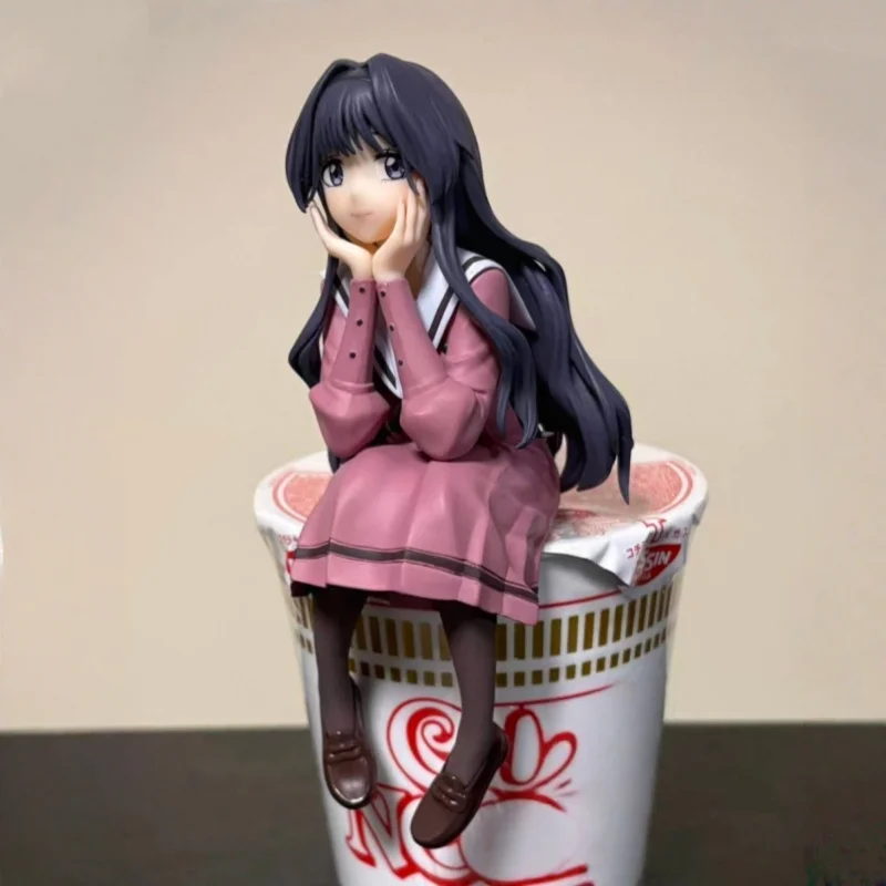 

New Original Furyu The Fragrant Flower Blooms with Dignity 14cm Anime Figure Waguri Kaoruko Model Ornament Sitting Posture Toys