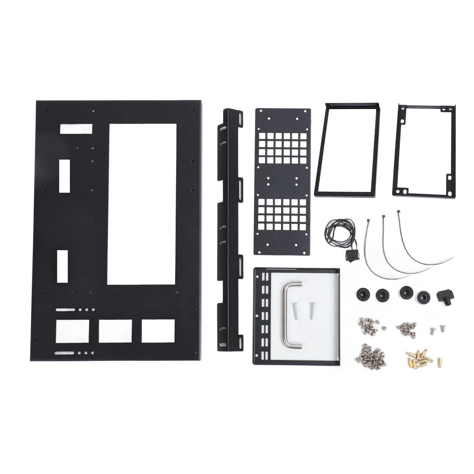 

DIY Computer Motherboard Case Rack Powerful Cooling Steel Plate ATX M ATX ITX Gaming PC Case Open Frame with Handle