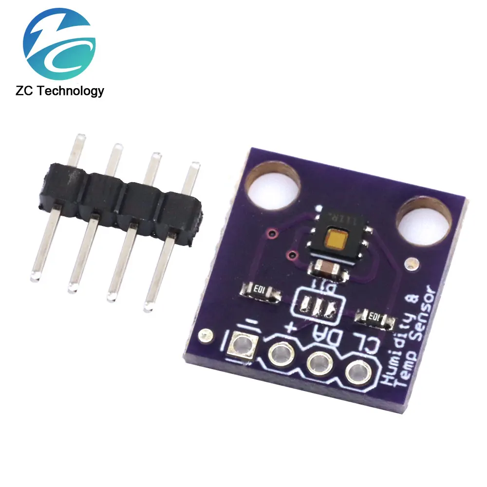HDC1080 module Low Power, GY-213V-HDC1080 High Accuracy Digital Humidity Sensor with Temperature Sensor For Arduino