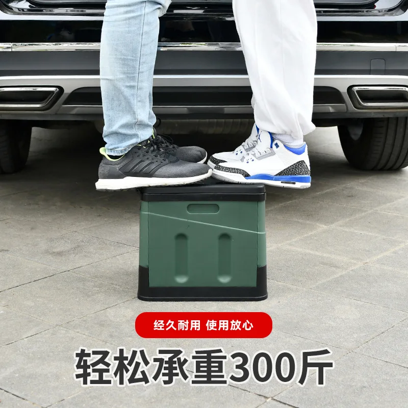 Medium Emergency Portable Toilet For Car Foldable Outdoor Camping Potty Mobile Restroom With Lid Anti-Odor Travel Commode