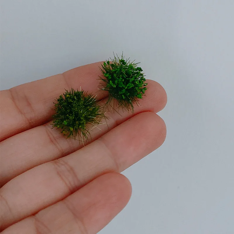 28 개/상자 소형 녹색 잔디 숱 모델 키트 시뮬레이션 덤불 식물 클러스터 장면 재료 디오라마 액세서리