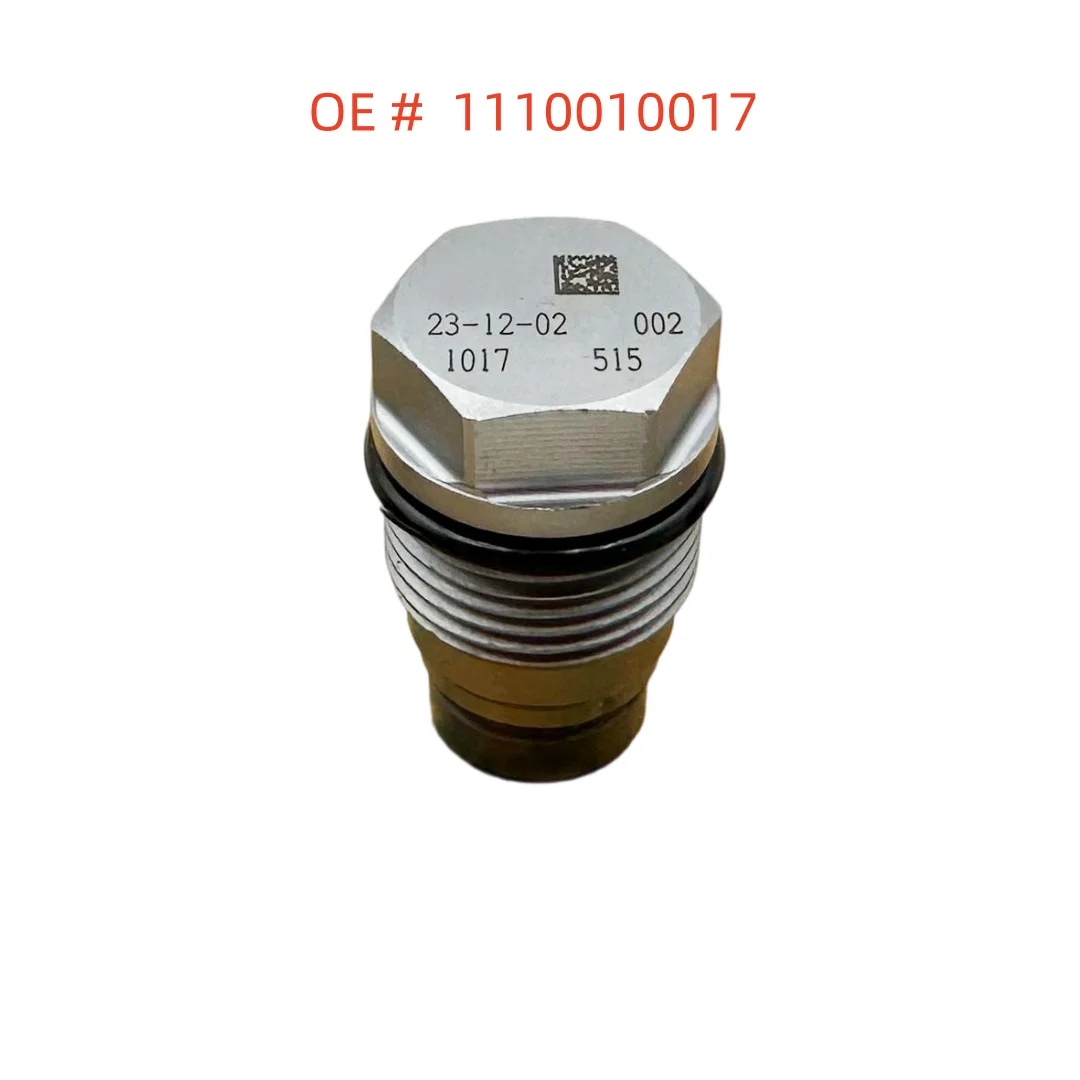 High Quality New 1110010017 Fuel Rail Pressure Relief Limiter Valve For Hyundai