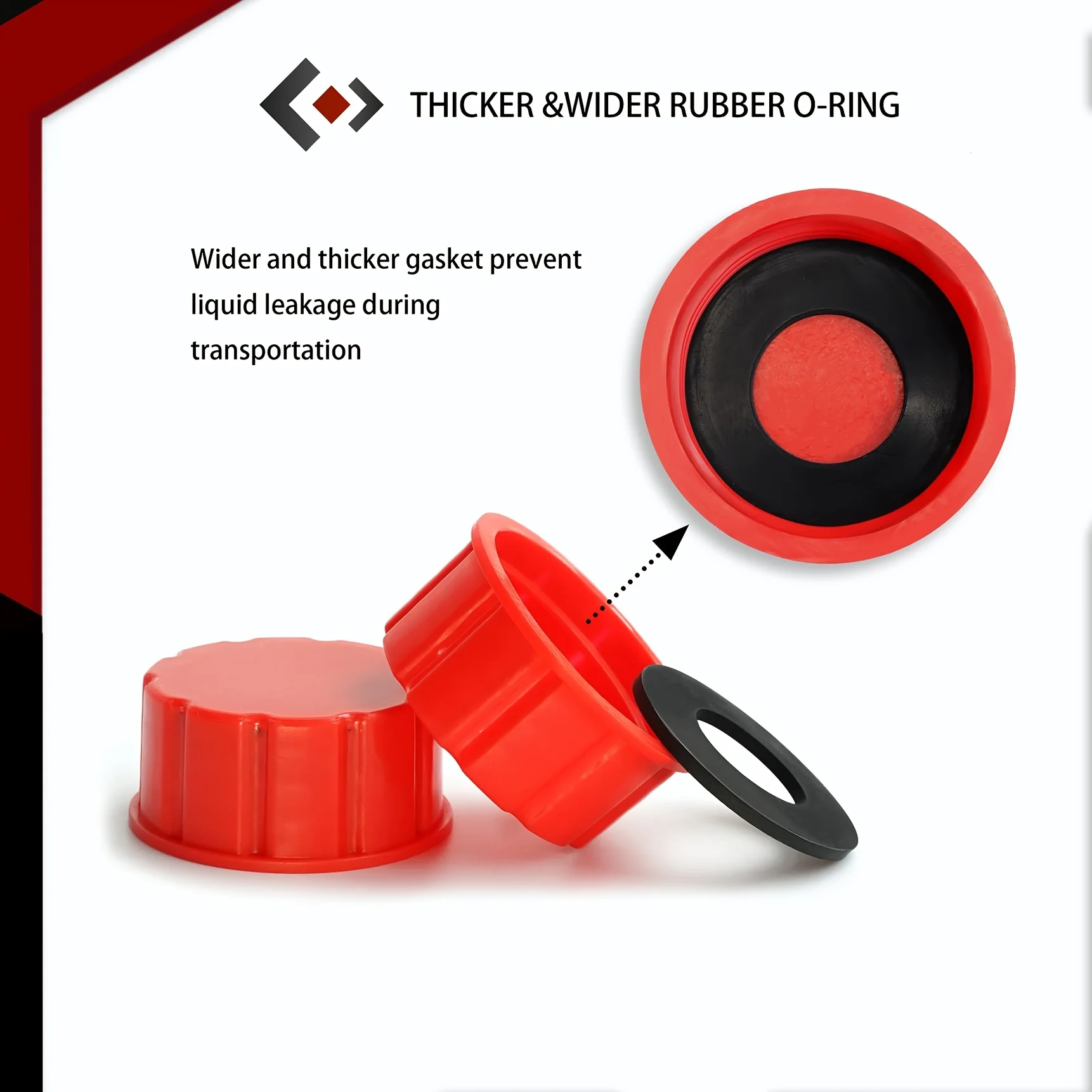 1Pc Coarse‑Thread Gas Can Cap, Universal Replacement Accessory for 1/2/3/5 Gallon Gas Fuel Containers