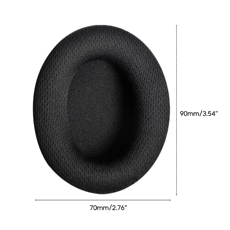 Replacement Breathable Fabric Cloth Ear Pads Cushion for Sennheiser HD 4.50 HD4.50 BTNC Headphones EarPads Mesh Sleeves Cover