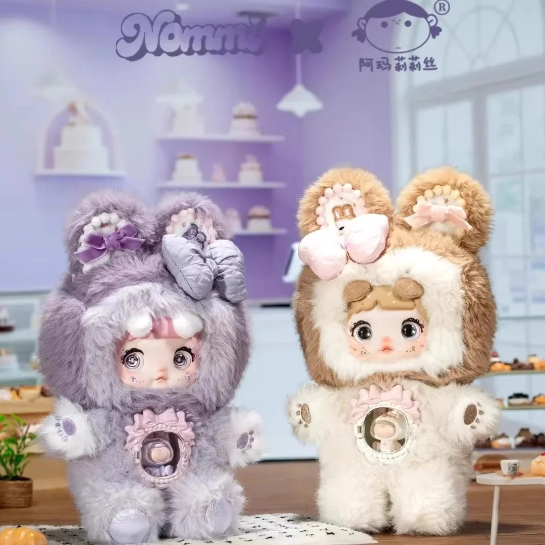 

New Genuine Nommi Blind Box Kawaii Doll Nommi Action Figures Mystery Box A Bite Of Sweetheart Blackberry Rolls Ornament Gift Toy