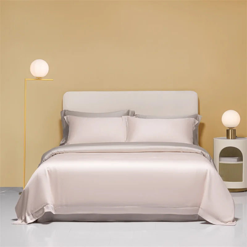 

Шелковые, как шелковистые охлаждающие пододеяльники, наволочки, 3 шт., летний комплект постельного белья из лиоцелла, одинарный, двойной, королевский, устойчивый к морщинам