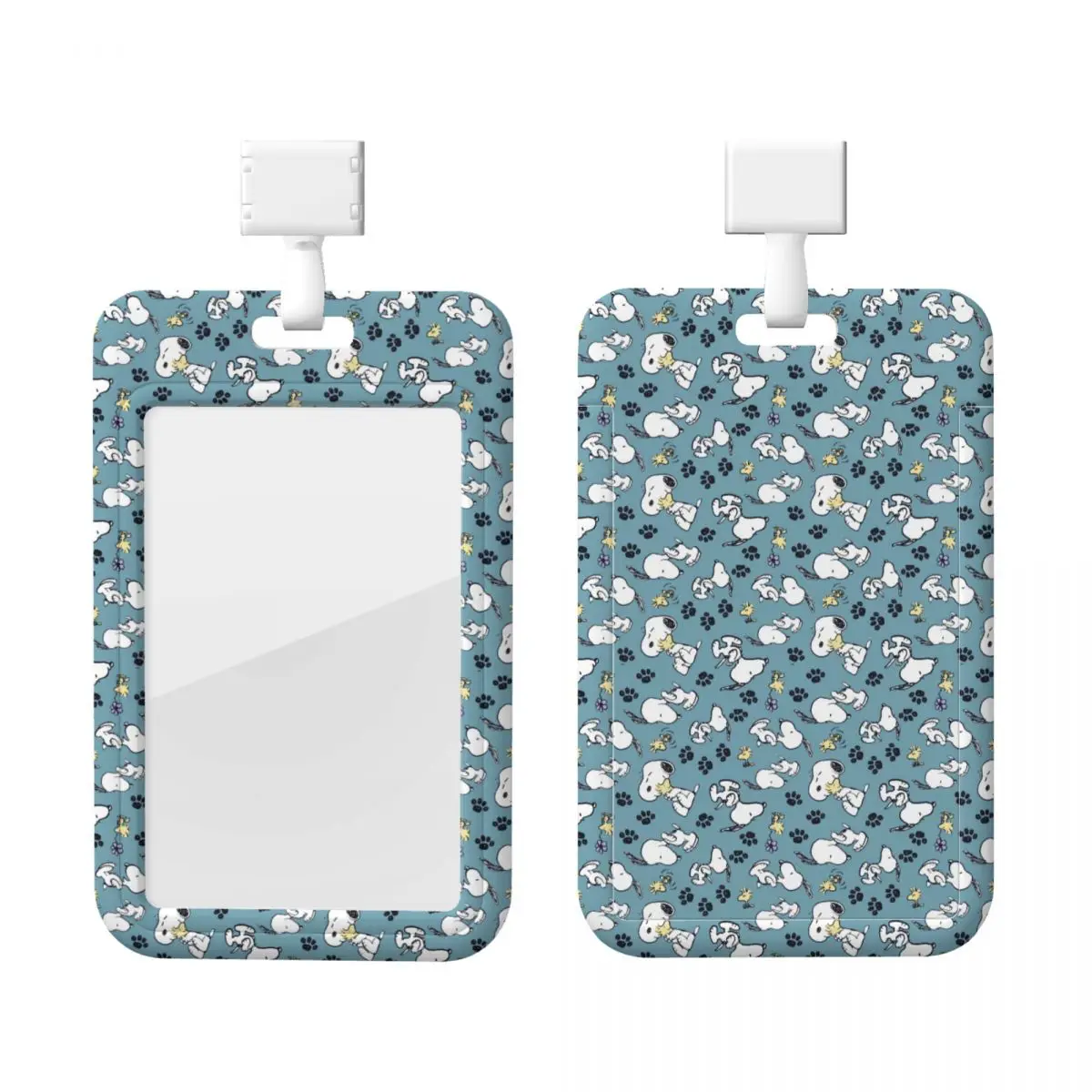 

Custom S-Snoopys Men Women Subway Card Holders Student Campus Lanyard Cards Holder Schools Credentials Accessories