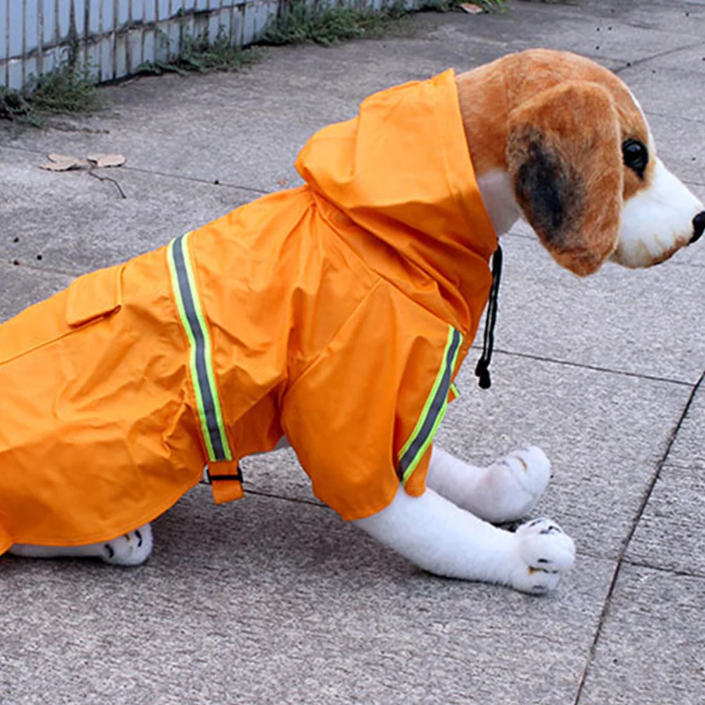 

Dog Raincoat Waterproof Jacket for Large Small Dogs Puppy Rain Coats Daily Accessory Lightweight Portable Dog Clothes Pet