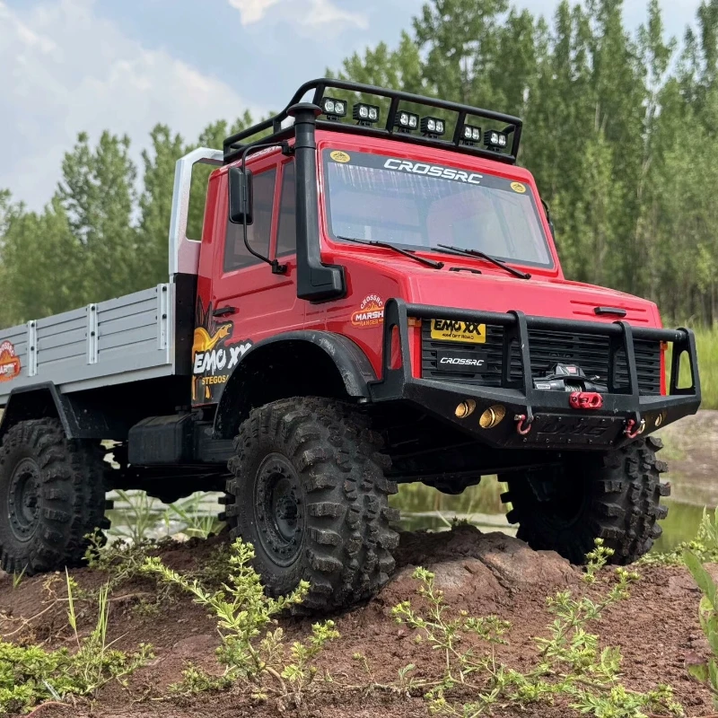 Modelo de simulación, nuevo parachoques delantero de carreras grueso modificado para Crossrc EMO XX 1/6 RC Car SCX6, piezas de dinosaurio grande