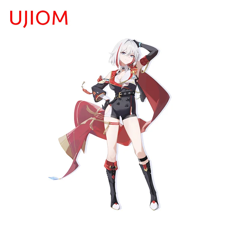 UJIOM 13 см X 9,2 см Topaz Honkai Star Rail милые наклейки на стену Chibi необычные аксессуары для украшения комнаты