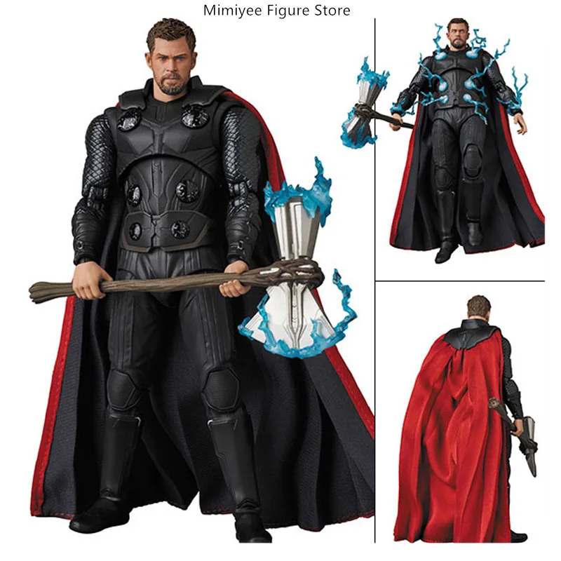 16 センチメートルアベンジャーズトールオーディンソン北欧戦争の神可動 PVC アクションフィギュア戦闘斧アニメ像デスクトップ装飾ギフト ​