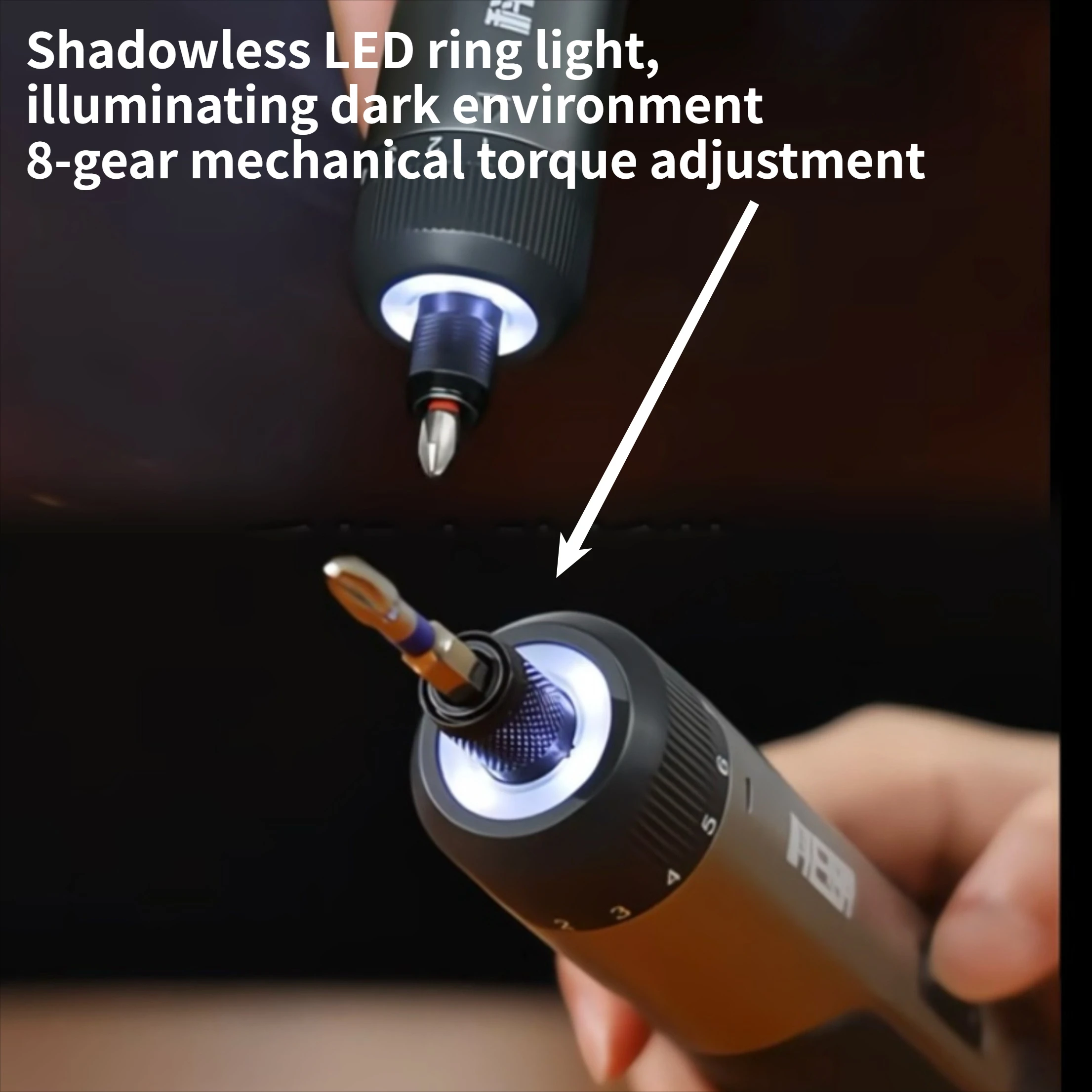 Kerimin Mini Wireless Electric Screwdriver Rechargeable 2000mah Power Drill Bit Multifunctional Disassembly Torque Repair Tools