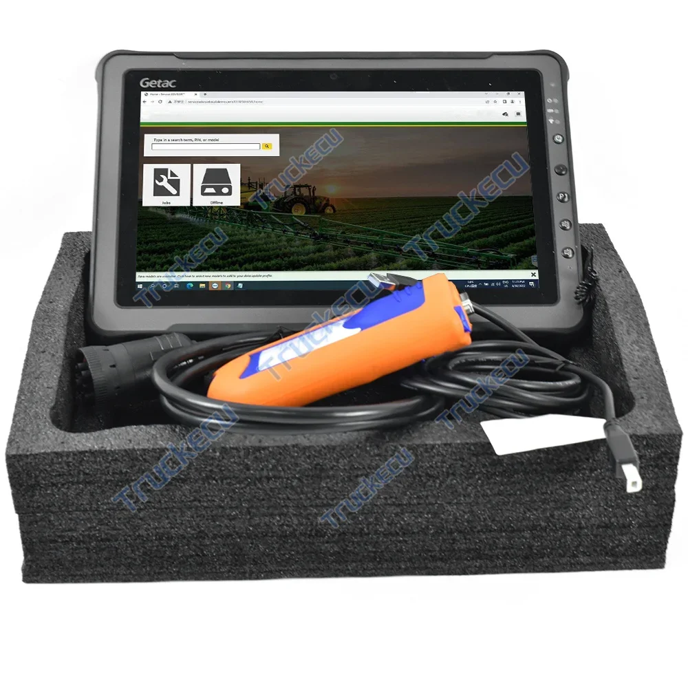 

Getac Tablet+Agriculture Diagnostic Tool Electronic Data Link Construction Equipment Interface Cable V5.3AG+CF For JD EDL V2