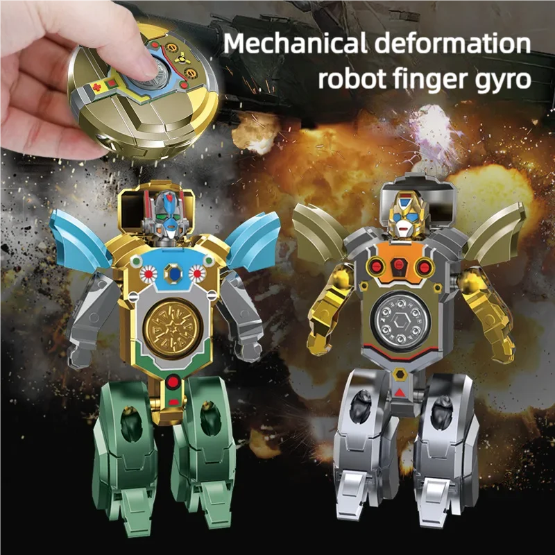Creative Mechanical Deformed Robot Fidget Toys Hand Spinner Antistress Adult Sensory Toys Fidget Spinners Gyro Kids Toys Gifts