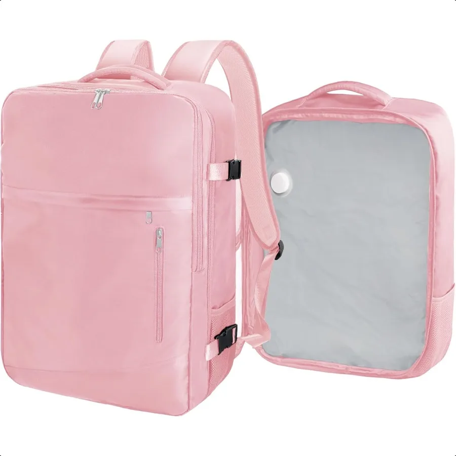 

Travel Vacuum Backpack 60L Seal Comprion Air Vac Bag Back Pack with Travel Pump Carry On Suitcase Lage Flight Appd for Men Wome