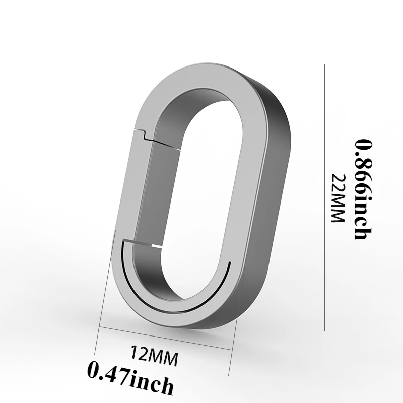 1pc Outdoor EDC Tool Key Ring Detachable link buckle titanium alloy keychain Mini Buckle