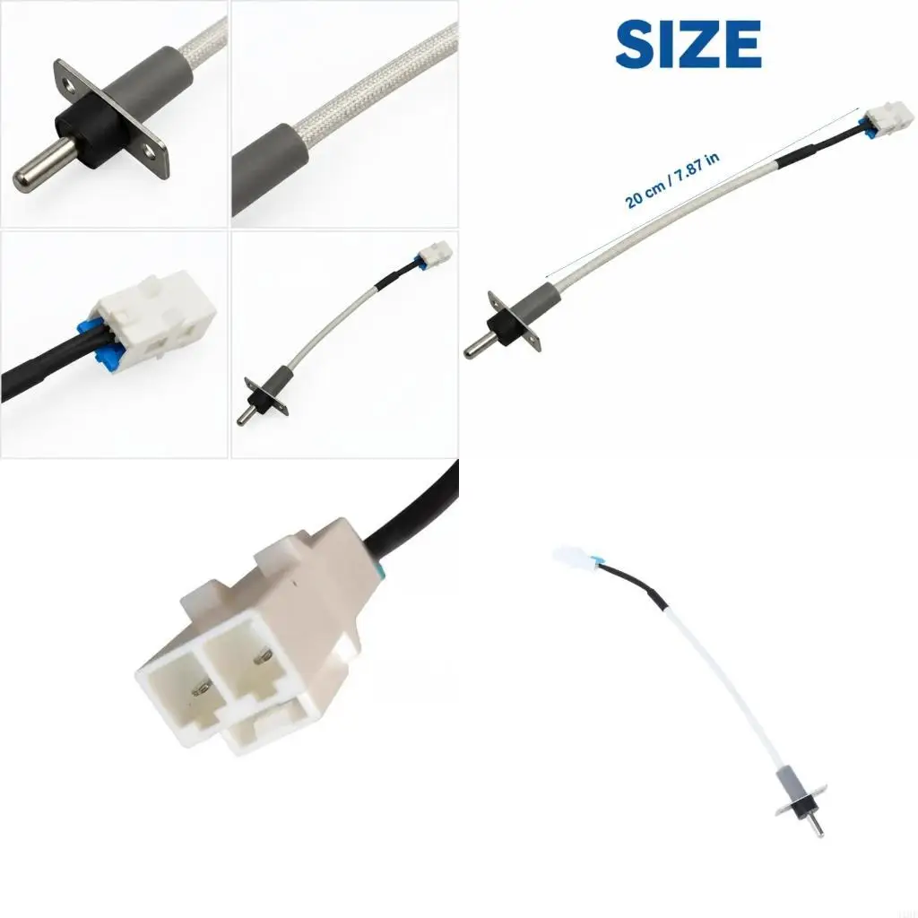 J1HF DC32-00010C Washing Machine Thermistor with Insulated Wire, Metal Probe