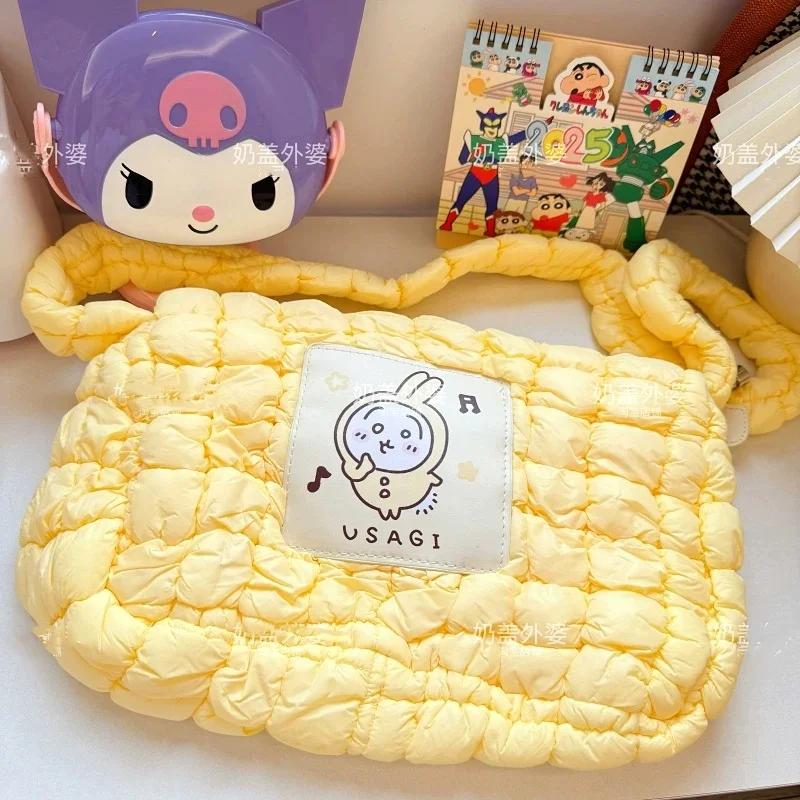 

Japanese chiikawa kaijiwa fold cloud bag large capacity one-shoulder handbag bubble armpit purses and handbags bags for women