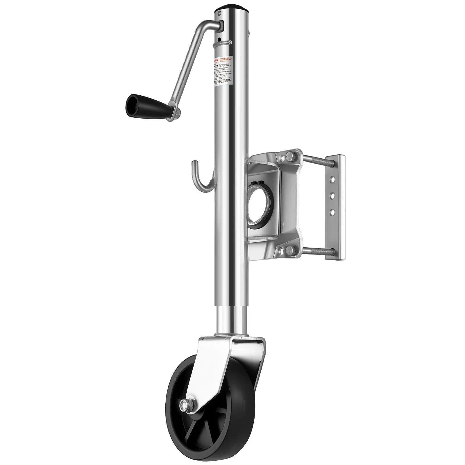 

Trailer Jack with Wheel 1000 lbs Load Heavy Duty Swivel Boat Trailer Jack PP Single Wheel 10-inch Lift