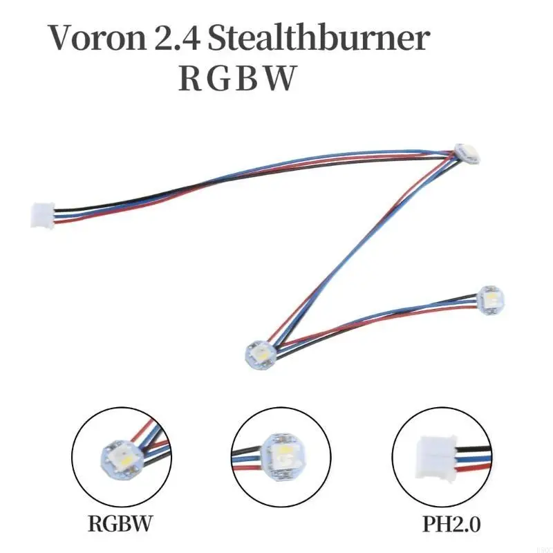 

Полностью собранный светодиодный комплект для Voron 2.4 Stealthburner с 3 Mini -кнопкой RGBW LED D5QC