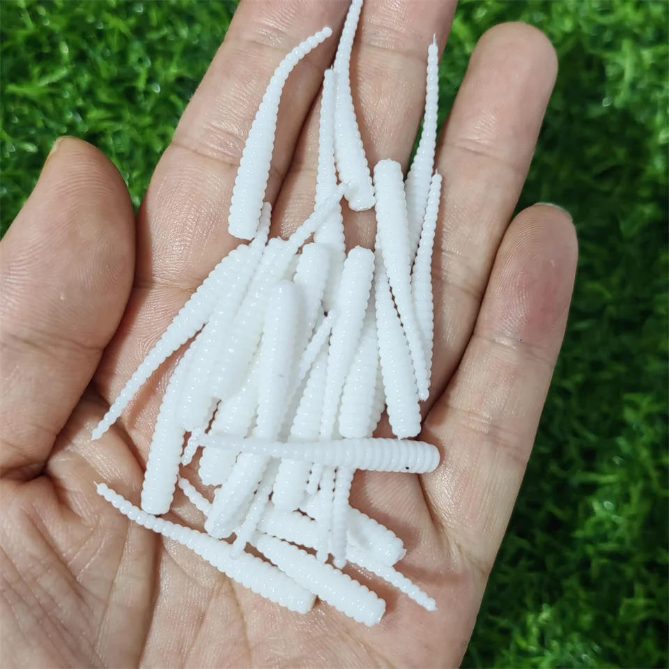 MUKUN Señuelos swimbait cola recta – Vinilos para lubina y carpa - imagen 5