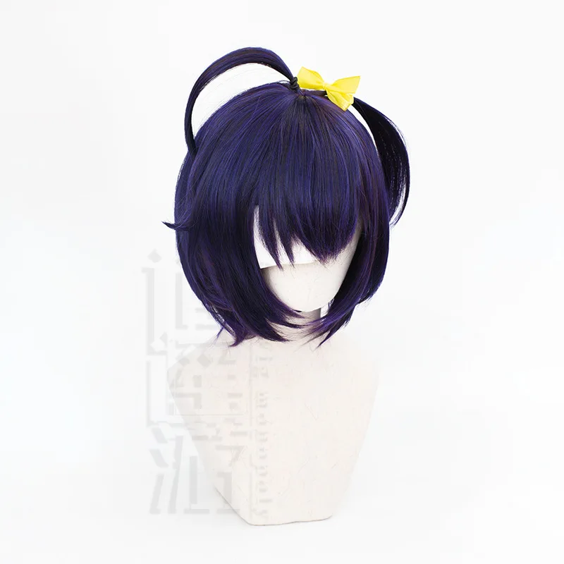 Tokyo Anashi Rikka Cosplay Perruque, Anime Love, Chunibyo et Autre Deluvoltage, 30cm, Degré de Chaleur, Cheveux Synthétiques, Halloween Party COS Perruques