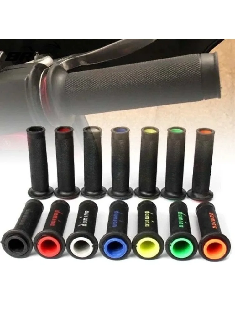 AliExpress NONE 1Pairs 7/8" 22mm 24mm Universal Handlebar Rubber Gel Motocross Motorcycle Grips Pit Bike Hand Grip Brake Hands