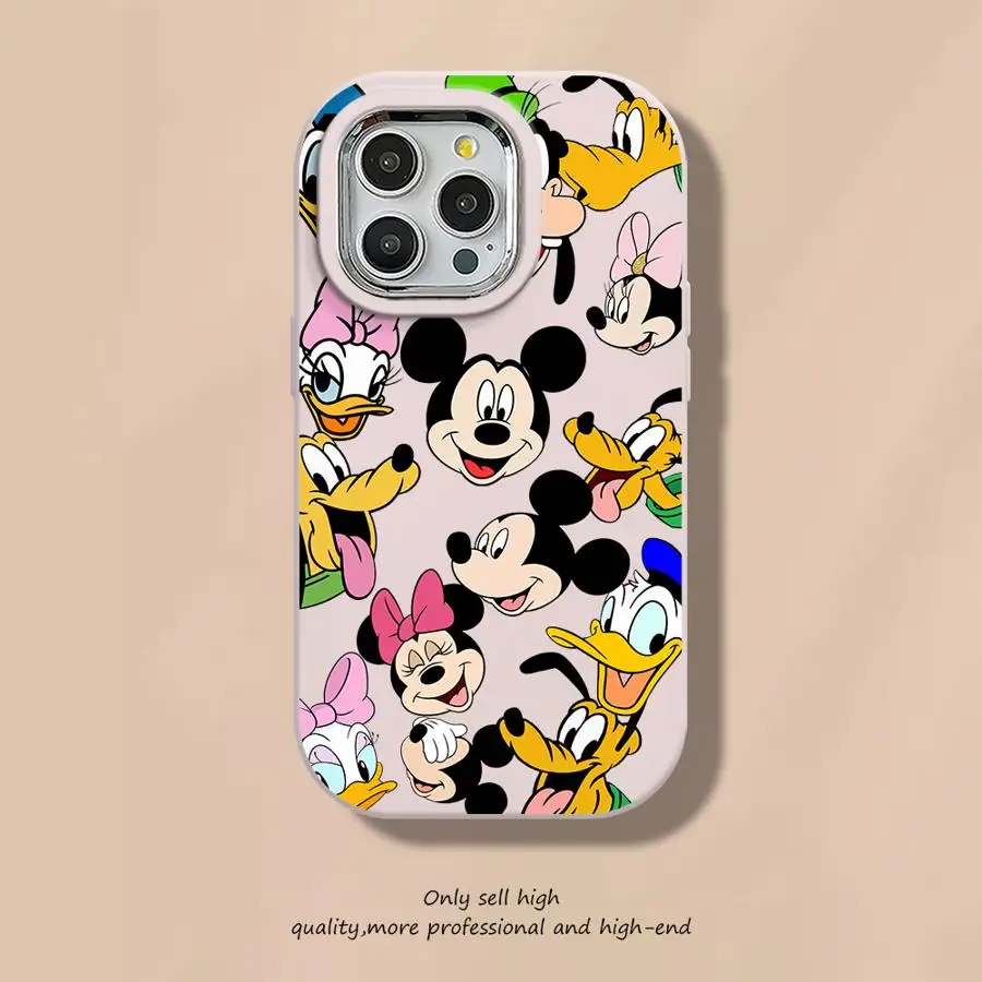 Disney Mickey Minnie Donald Duck Case for Samsung Galaxy A20 A51 A30 A50 A71 A03 A05s A04 A02 A03s A31 A10s 4G Bumper Capa Cover