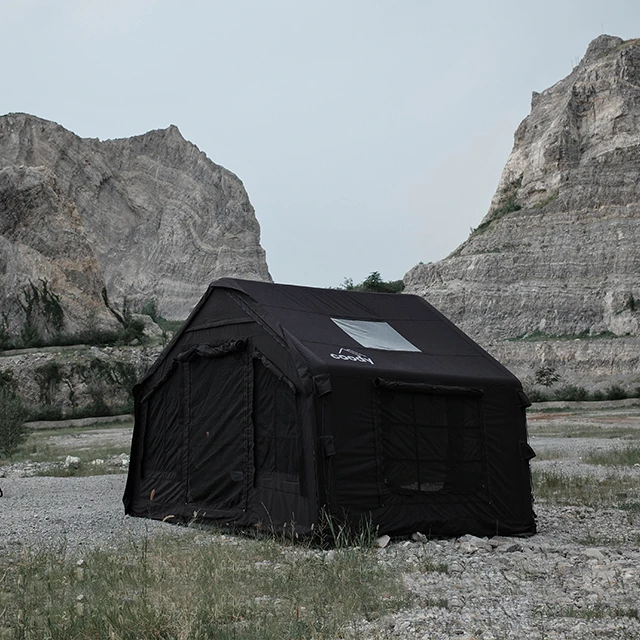 

8 Factory Customizable Portable Outdoor Camping Inflatable Air Tent Waterproof Windproof 6-10 Person Inflatable Tent