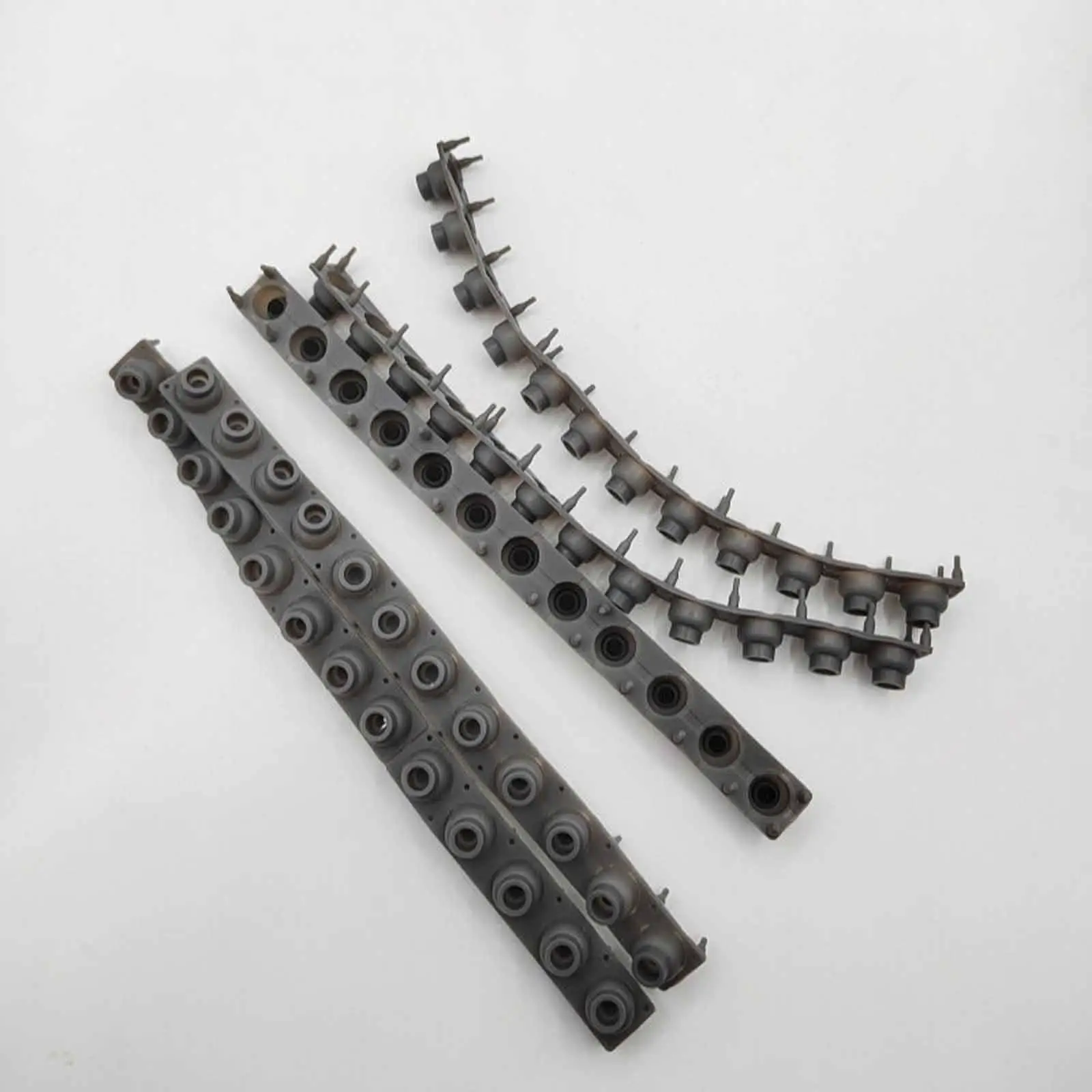 Gray Keypad Button Replacement Strip Lightweight Component for Electronic Keyboard 2000 1000 LK120 LK135