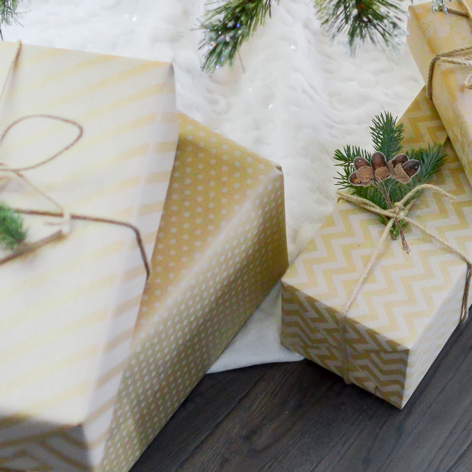 

3PCS Simulation Nut Xmas Decor Bouquet Artificial Christmas Decor Mini Party Cones Reusable Home Wedding nament