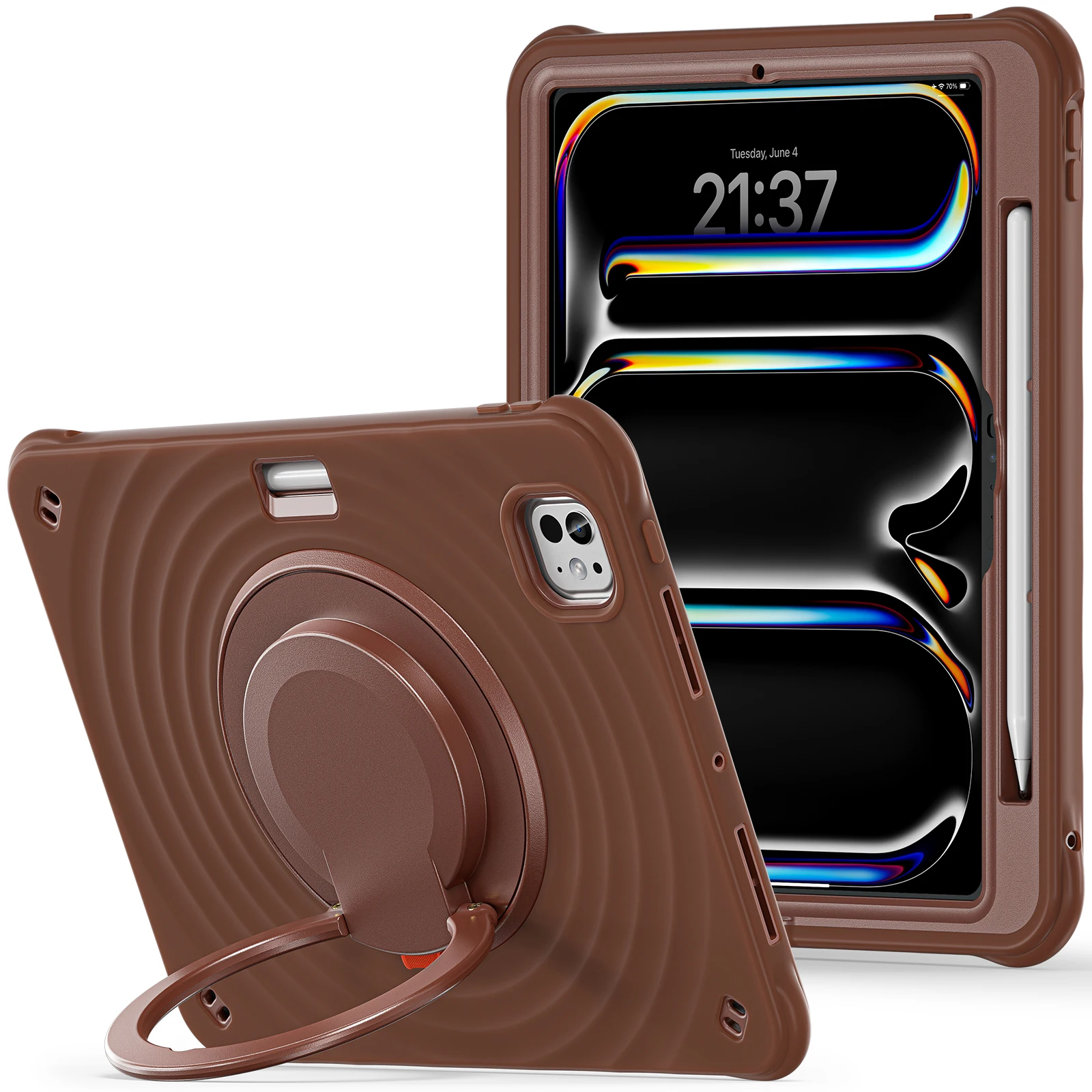 

Bracelet Rotation Stand Case For iPad 2025 A16 Pro 11 13 Mini Air 3 4 5 6 7 8 9 10th 11th Generation 10.2 10.9 12.9 inch Cover