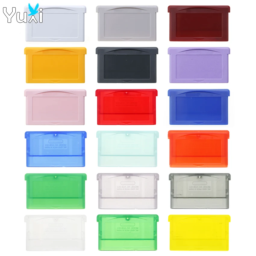 

YuXi For GBA Cartridge Game Housing Shell Case With Screw Replacement For GameBoy Advance